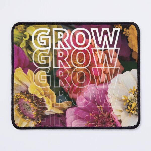 Item preview, GROW (above) - Fancy Vintage Colorful Flowers designed and sold by AliceSLee.