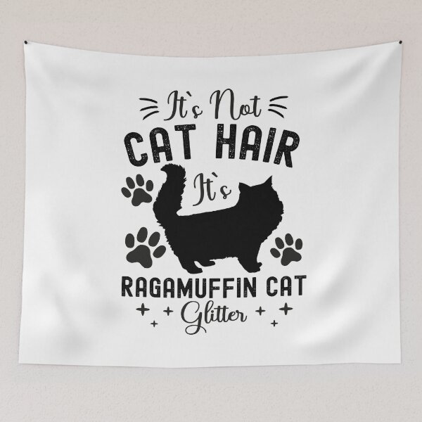 Item preview, It's Not Cat Hair It's Ragamuffin Cat Glitter, Funny Ragamuffin Cat Owner Quotes, Ragamuffin Owner Gifts designed and sold by PRINTED ..