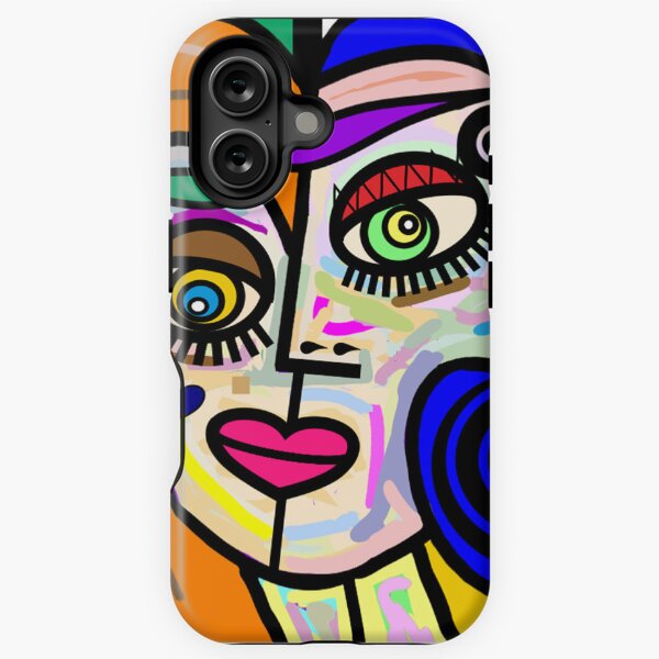 Item preview, Funky Ladies Abstract Face designed and sold by jantulov.