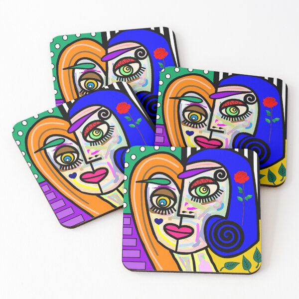 Item preview, Funky Ladies Abstract Face designed and sold by jantulov.
