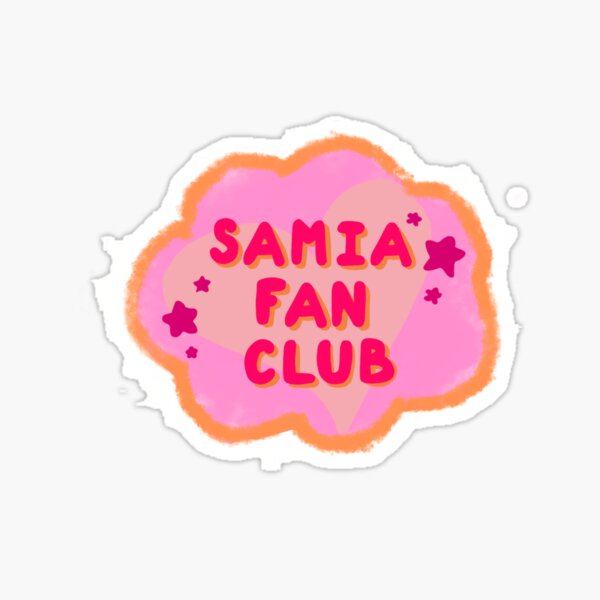 Vista previa del artículo con la obra «Club de fans de Samia», diseñado y vendido por emproct.