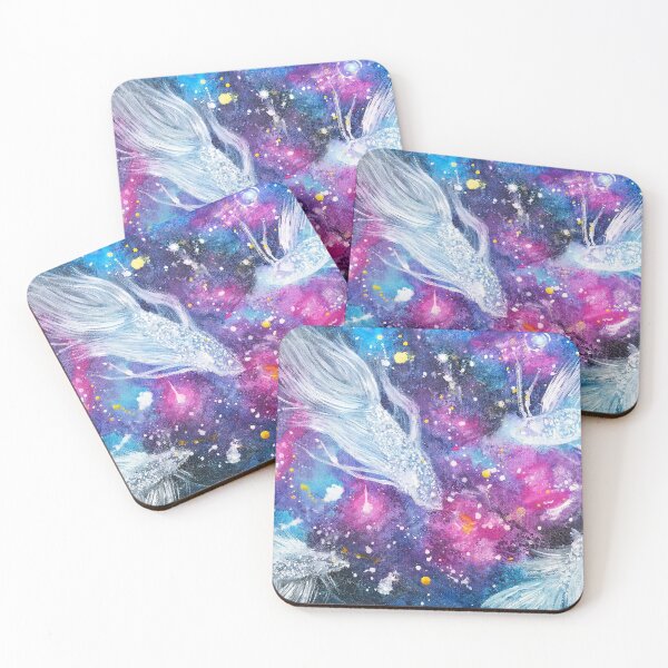 Item preview, Galaxy Bettas Swimming Through Space designed and sold by PaintedPuffer.