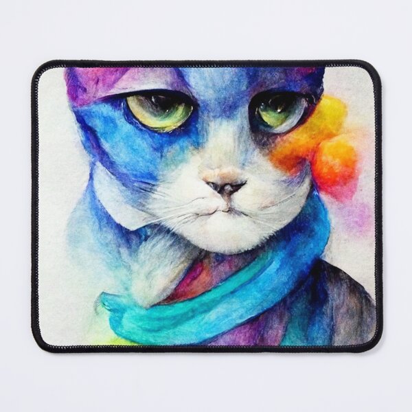 Item preview, Cool colorful cat boss designed and sold by denions.