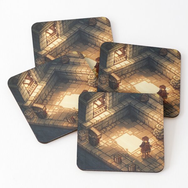 Item preview, Medieval Isometric Pixel Room  designed and sold by SeventK.