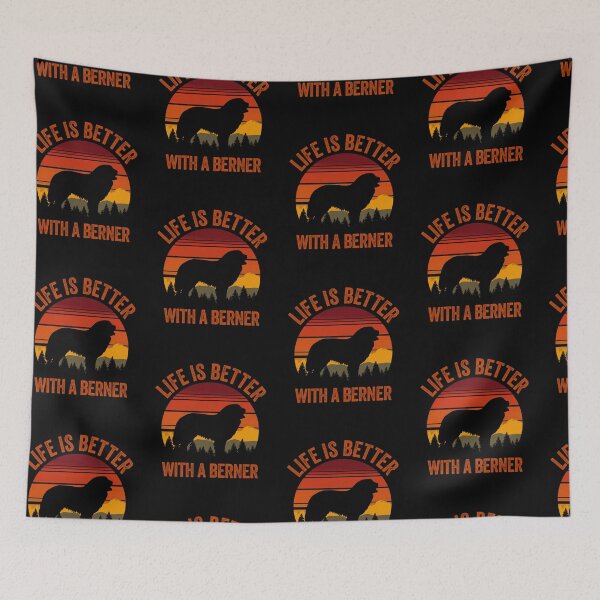 Item preview, Life Is Better With A Berner Bernese Mountain Dog designed and sold by Guarddogdrive.