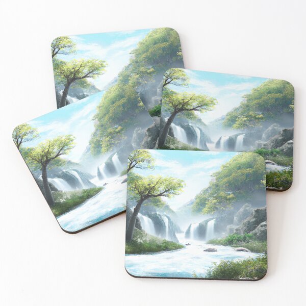 Item preview, Awesome Waterfall Oil Painting designed and sold by magicalcool.