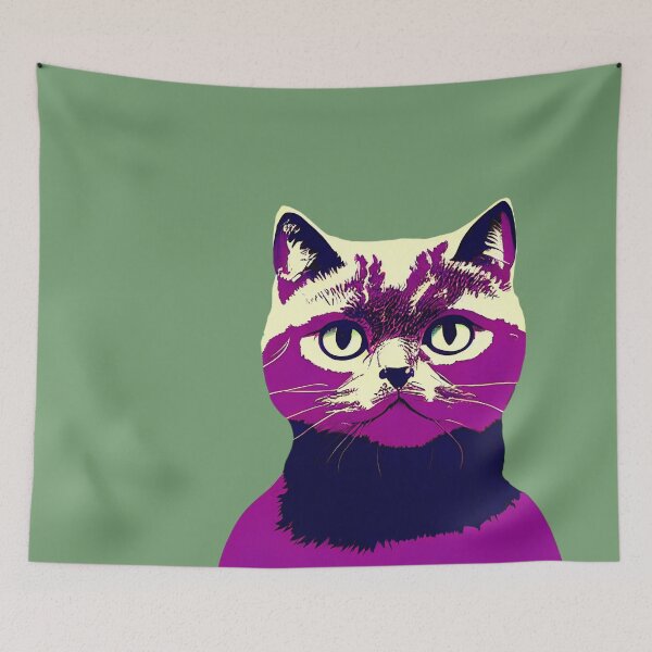 Item preview, British shorthair cat art 23 designed and sold by Catator.