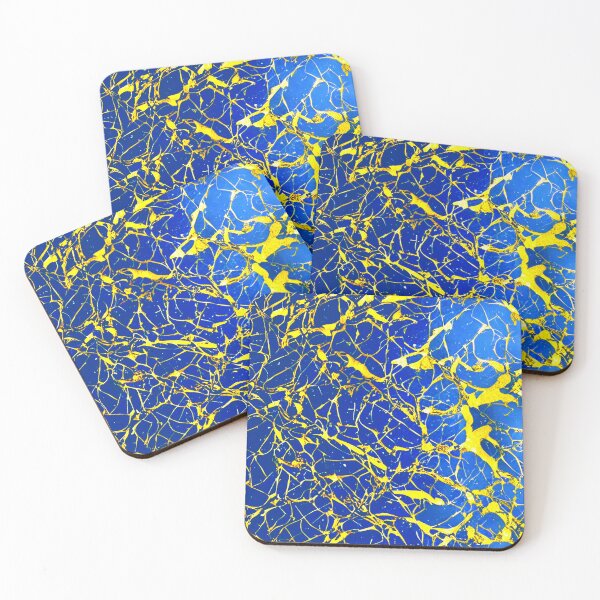 Item preview, Blue and Gold Marble designed and sold by Jrw-Design.