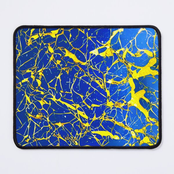 Item preview, Blue and Gold Marble designed and sold by Jrw-Design.