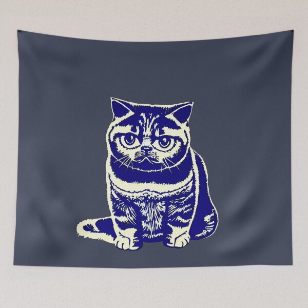 Item preview, British shorthair cat art 24 designed and sold by Catator.