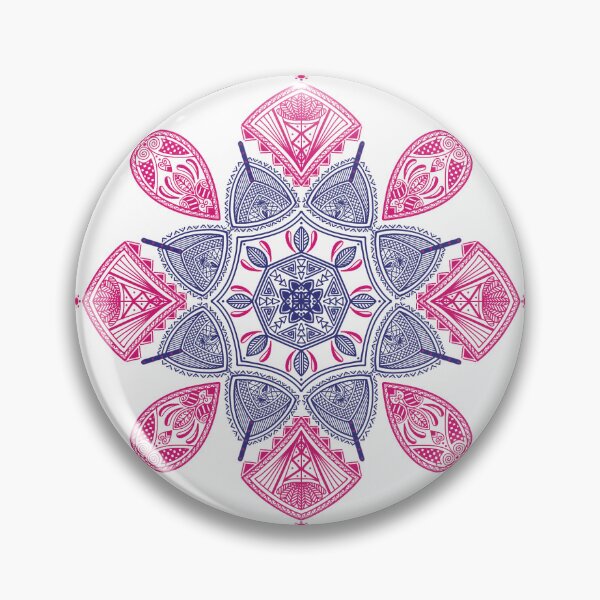 Item preview, Pink n Blue Mandala designed and sold by DrivnbyArtStore.