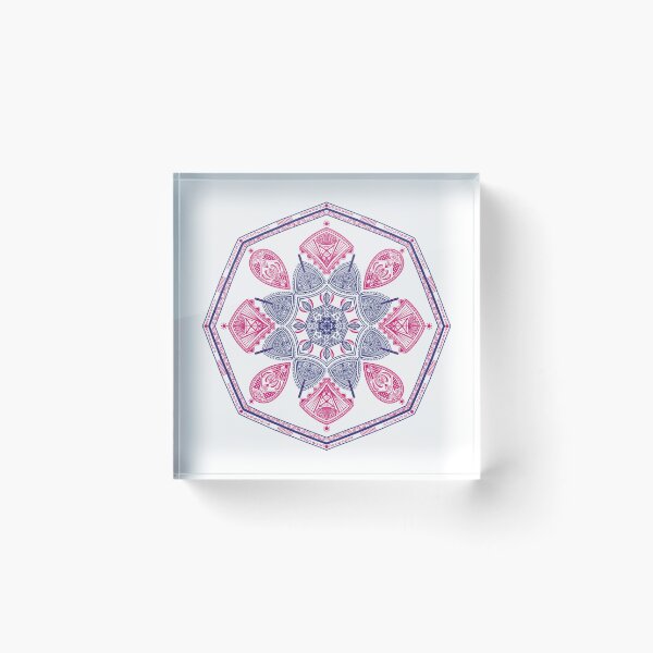 Item preview, Pink n Blue Mandala designed and sold by DrivnbyArtStore.