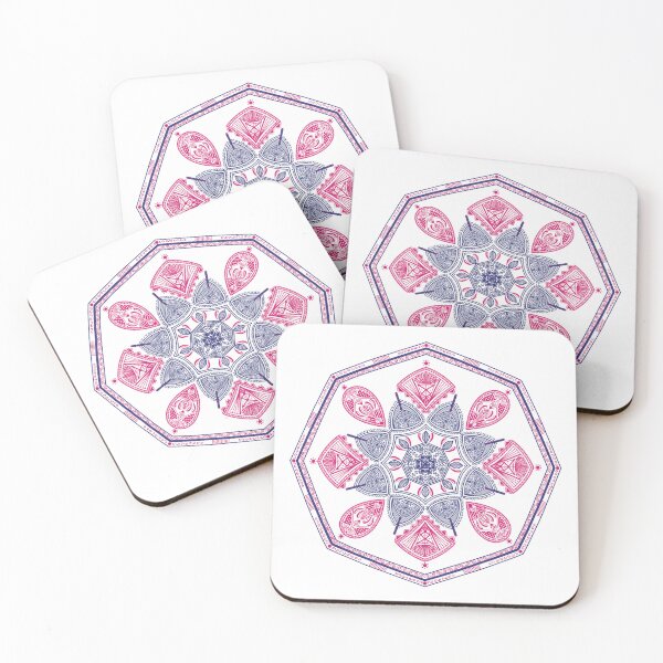 Item preview, Pink n Blue Mandala designed and sold by DrivnbyArtStore.