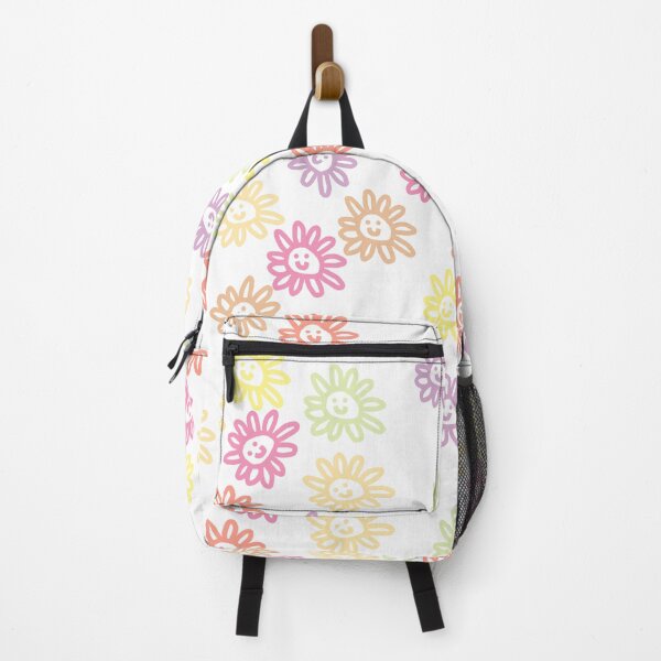 Item preview, Pastel Daisy Flowers Smiley Face Pattern designed and sold by ellenhenry.