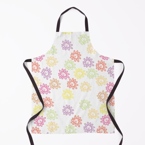Item preview, Pastel Daisy Flowers Smiley Face Pattern designed and sold by ellenhenry.