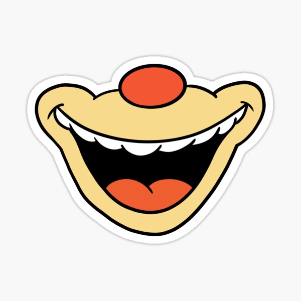 Vista previa del artículo con la obra «Payaso de televisión (amarillo)», diseñado y vendido por 90sOE.