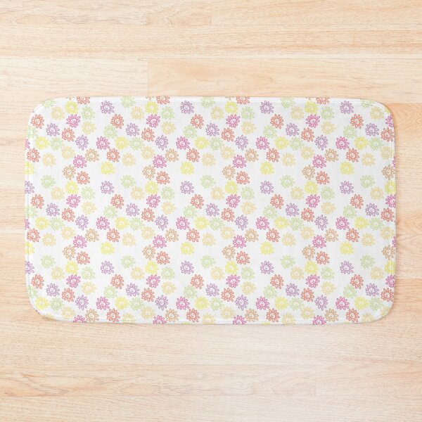 Item preview, Pastel Daisy Flowers Smiley Face Pattern HD designed and sold by ellenhenry.