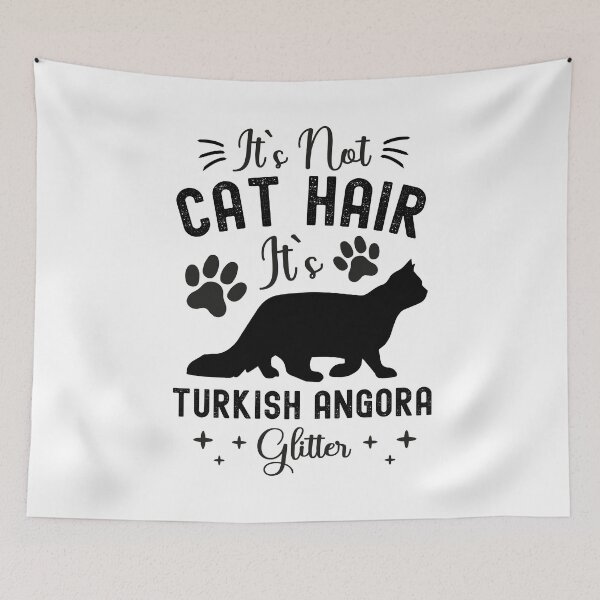 Item preview, It's Not Cat Hair It's Turkish Angora Glitter, Funny Turkish Angora Cat Owner Quotes, Ankara Cat, Owner Gifts designed and sold by PRINTED ..