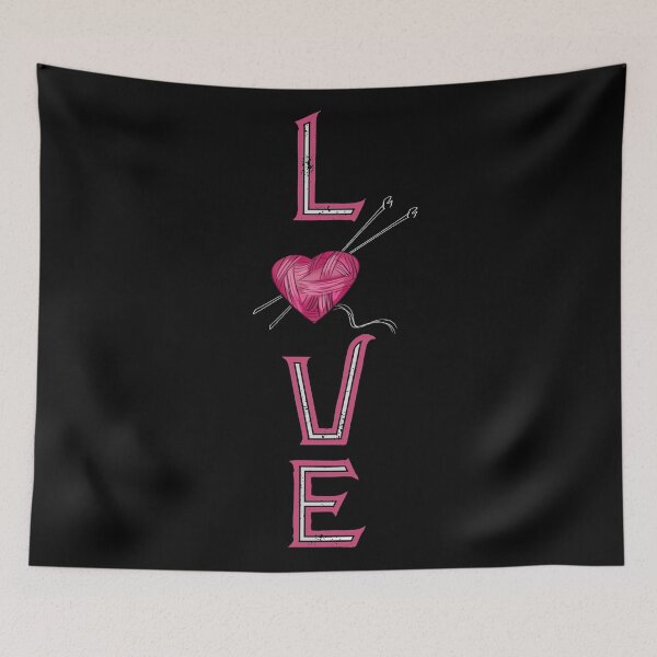 Item preview, Knitting is love designed and sold by SidTastic .