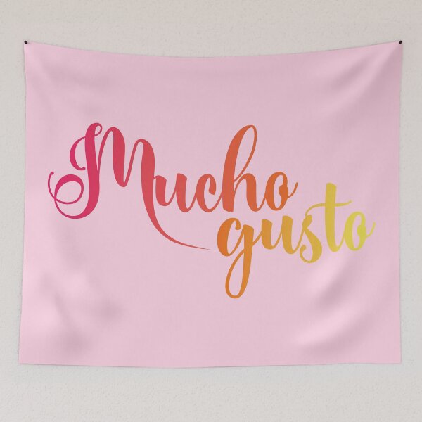 Item preview, Mucho gusto - spanish language - Nice to meet you designed and sold by ALLURE-minimal.