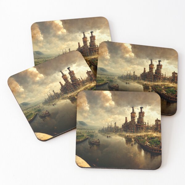Item preview, Surreal Dystopian Landscapes designed and sold by TheFoxyWolfShop.