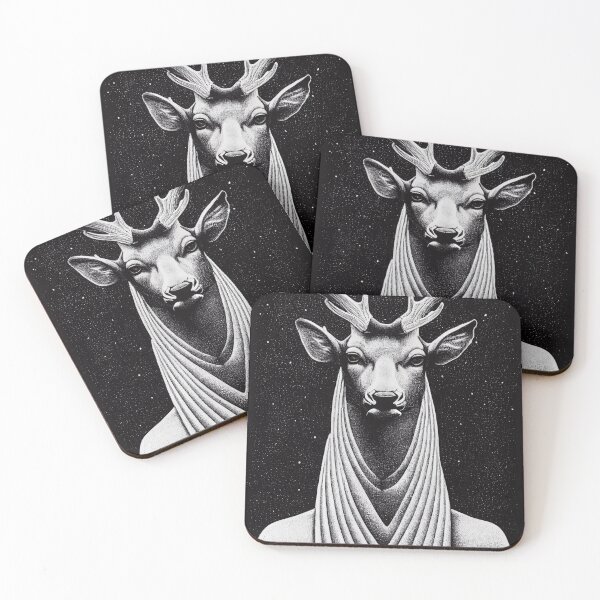 Item preview, Space Deer AI-Generated Digital Art designed and sold by botprompts.