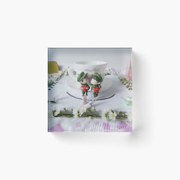 Item preview, Sweet couple with beautiful coffee cup designed and sold by ATime7Day.