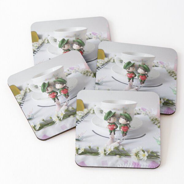 Item preview, Sweet couple with beautiful coffee cup designed and sold by ATime7Day.