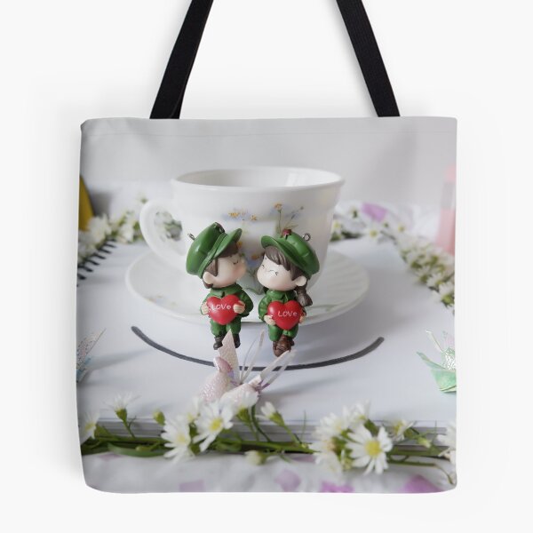 Item preview, Sweet couple with beautiful coffee cup designed and sold by ATime7Day.