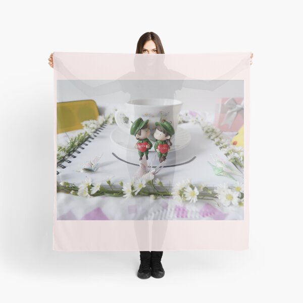 Item preview, Sweet couple with beautiful coffee cup designed and sold by ATime7Day.