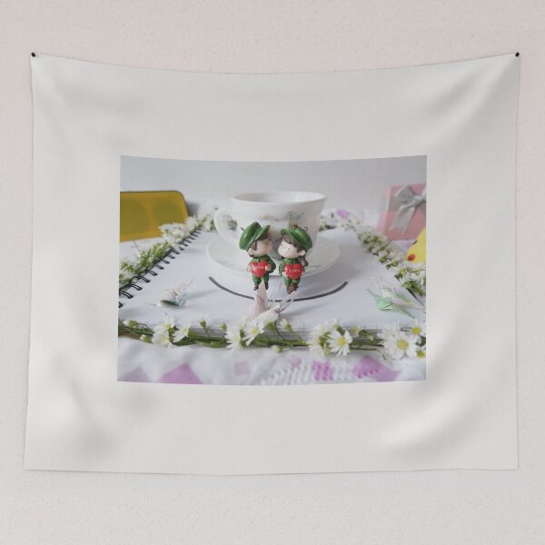Item preview, Sweet couple with beautiful coffee cup designed and sold by ATime7Day.
