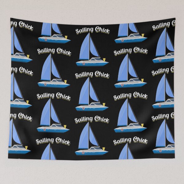 Item preview, Sailing Chick Girl Sailboat designed and sold by lloyd68.
