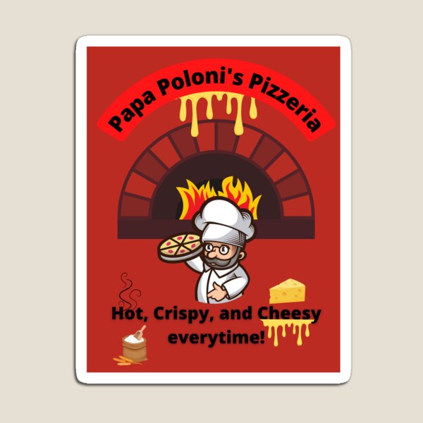 Papa's Pizzeria Magnet for Sale by BalambShop