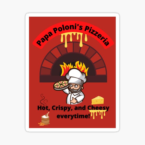 Papa's Pizzeria Sticker for Sale by BalambShop