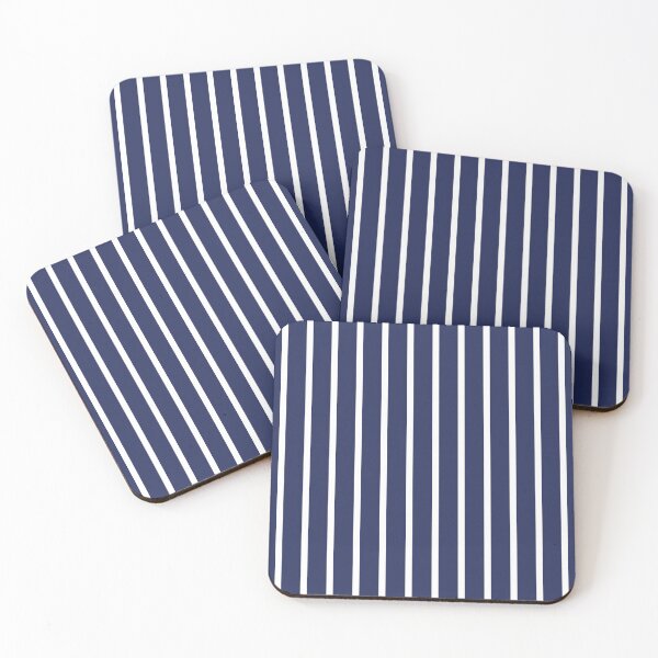 Item preview, Navy Blue and White Stripes designed and sold by tonymagnerart.
