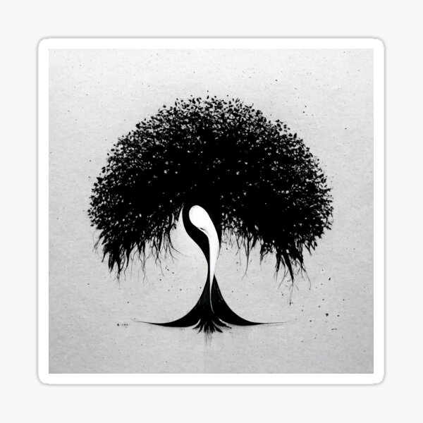 The wise Willow Sticker