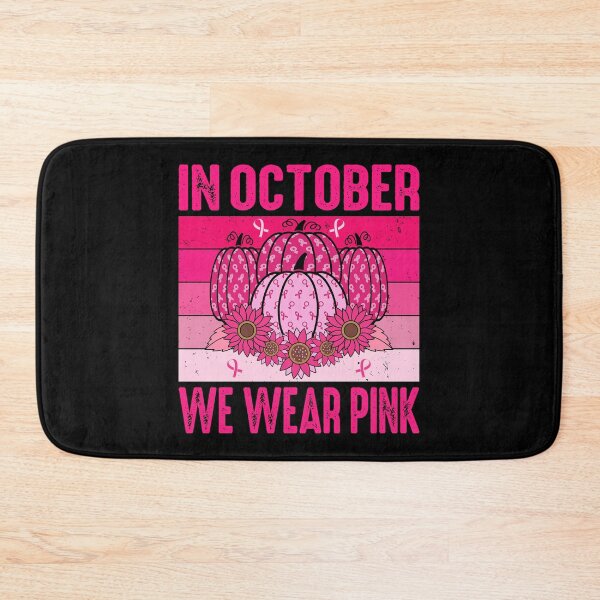 Item preview, In October We Wear Pink Pumpkin For Breast Cancer Fighters Warriors and Survivors - Breast Cancer Awareness designed and sold by naworas.