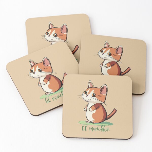 Item preview, Kids Lil Munchkin Cat Illustration designed and sold by ThePurpleMelon.