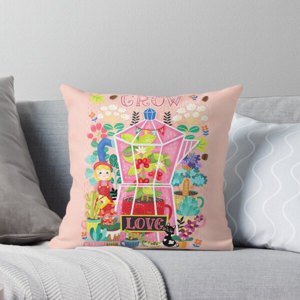 Item preview, Coffee Lover Collection Grow with Love Illustration designed and sold by livillustration.