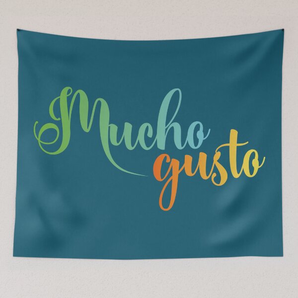 Item preview, Mucho gusto - spanish language - Nice to meet you designed and sold by ALLURE-minimal.