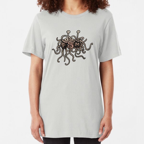 FSM - Flying Spaghetti Monster Slim Fit T-Shirt