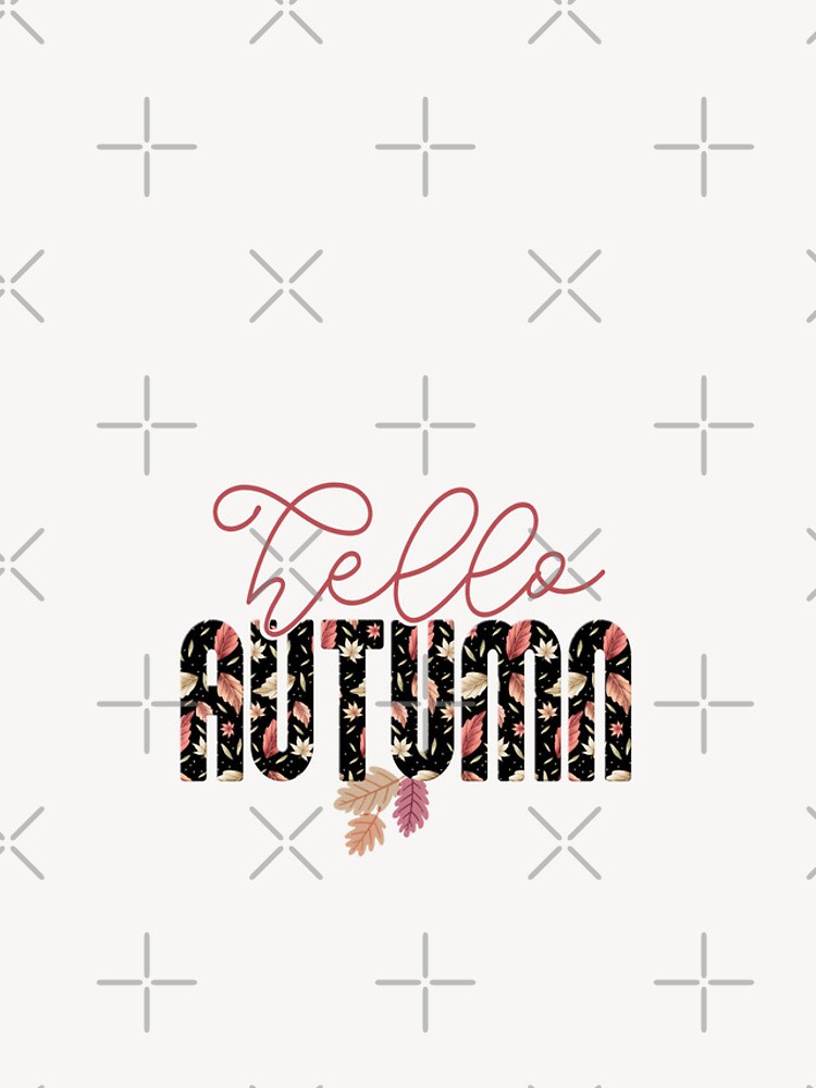 Thumbnail 4 of 4, iPhone Case, Hello Autumn Typography designed and sold by HappyLifeCreate.
