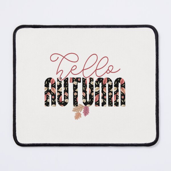 Item preview, Hello Autumn Typography designed and sold by HappyLifeCreate.