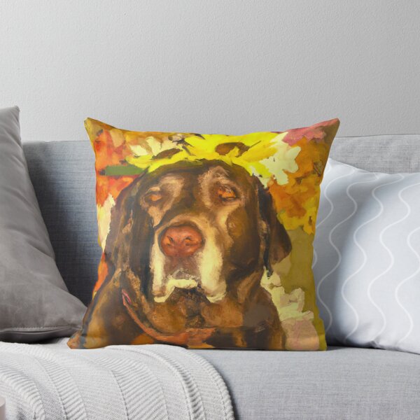 Item preview, Labrador in flowers designed and sold by Lolly's Lane Shoppe.