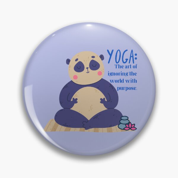 Item preview, Panda Bear Yoga Design the Art of Ignoring the World With Purpose. designed and sold by tranquilbeach.