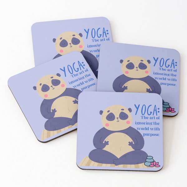 Item preview, Panda Bear Yoga Design the Art of Ignoring the World With Purpose. designed and sold by tranquilbeach.