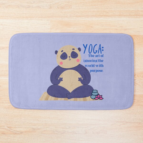 Item preview, Panda Bear Yoga Design the Art of Ignoring the World With Purpose. designed and sold by tranquilbeach.