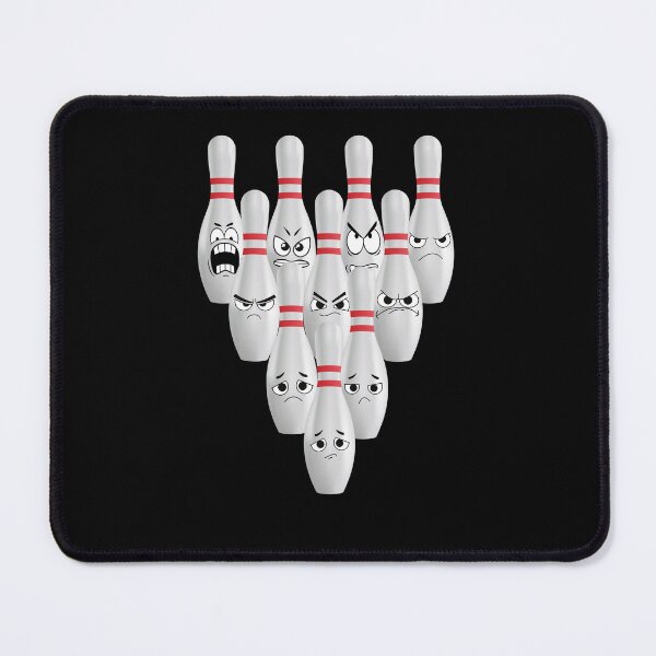 Item preview, Funny Angry Bowling pins in target to knocking down designed and sold by Magic Touch  ⭐⭐⭐⭐⭐.