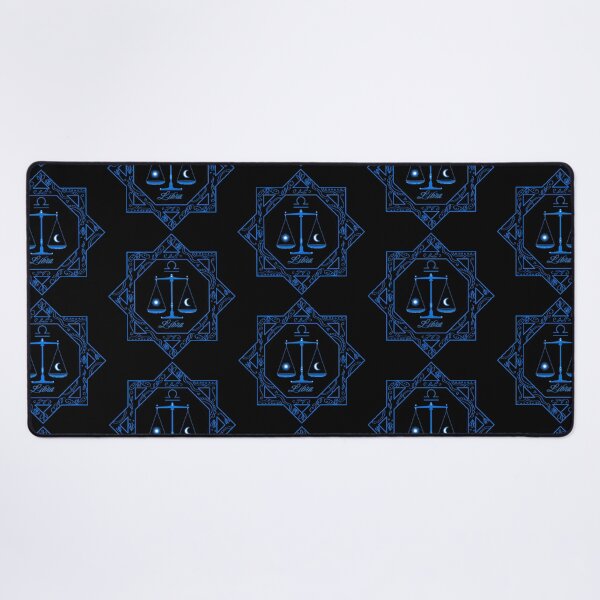 Item preview, Libra Scales in Layered Squares Zodiac design; blue version designed and sold by mbuz90.