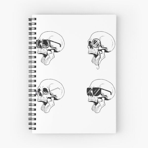 Item preview, Skull With Glasses designed and sold by RibbonJuice.